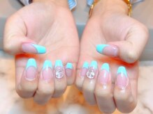 サロン ウネルマ 小郡店(salon UNELMA)/983.スカルプ フレンチネイル