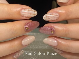 ツイードネイル【¥8800】