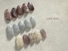 ルークネイル(LUKE NAIL)/トレンド定額コース　秋冬ネイル