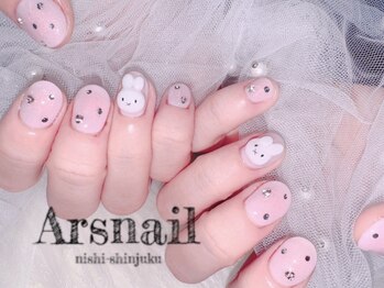 アルスネイル(Ars nail)/うさぎ3Dネイル