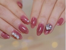 幻之花ネイル/マオジェル　ビジュー1個¥800～