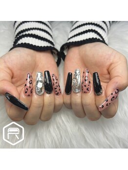 レディスペネイル ノウラ 名駅店(Redispe nail NouRa)/豹柄ネイル