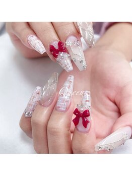 クイーンズビューティーサロン 新宿本店(Queen's beauty salon)/チップ長さ出し10本やり放題