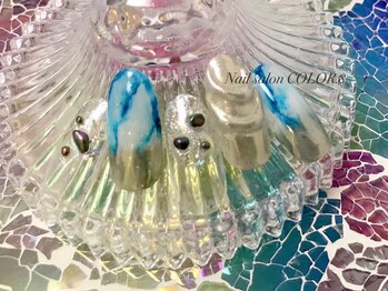 ネイルサロン カラーエイト(Nailsalon COLOR.8)/ニュアンスネイル・ミラーネイル