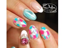 ジュジュ(Juju)/ステンドグラスネイル