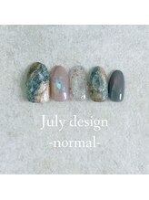 エトワールネイル 高崎筑縄町店(Etoile nail)/24年7月ノーマルハンド定額