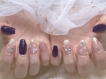 クイーンズネイルサロン(Queen's nail salon)/4本デザイン