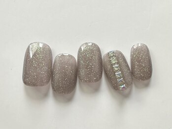 ユノ フィオーレ(Juno fiore)/チェーンパーツ×ラメネイル