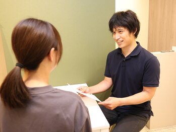 山本整体店/施術前にヒアリング