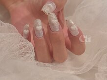 エア(ea)/スキニーフレンチハートネイル