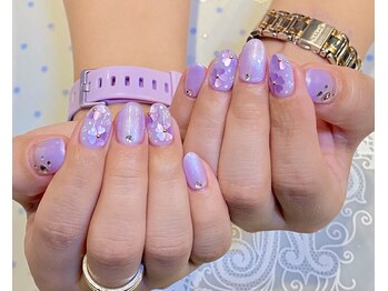 レミア 関内(REMIA)/６月　紫陽花ネイル