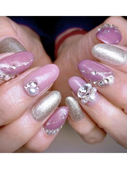 プールヴー☆オングル/大人ネイル