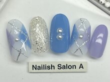 ネイリッシュサロン エー(Nailish Salon A)/アーガイルネイル