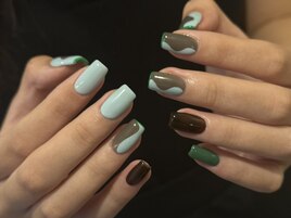 秋のニュアンスネイル