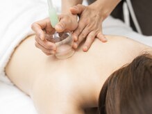 経絡オイルリンパ＋スライドカッピングメニューです