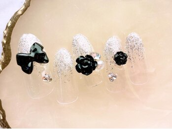 ネイルサロンフォーユー(for u)/バラネイル￥7980