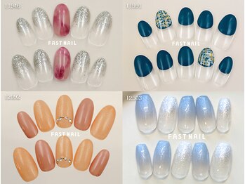 ファストネイル マルイファミリー溝口店(FAST NAIL)/定額 ¥4860 ◆ シンプルBコース