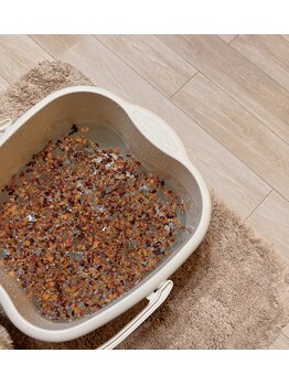 ホノン(Honon)/高入眠率のフットケア前は美足湯