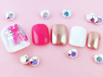 渋谷 フット フットネイル Pg ネイルサロン ネイルズゴーゴー 渋谷 店 Nailsgogo のフォトギャラリー ホットペッパービューティー