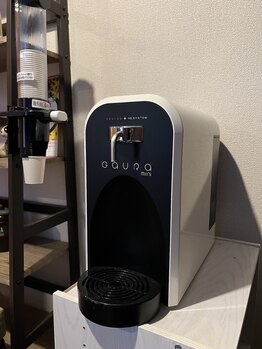 もみらく家/当サロンのお水は水素水です！