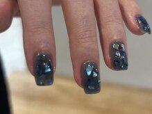 ファンクションネイルズ 表参道 原宿(FUNCTION NAILS)/ブルー/シェルネイル