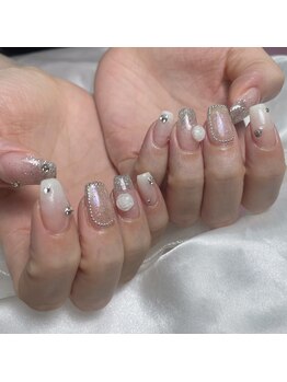 バラ/グラデーション/シンプル