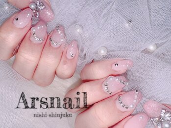アルスネイル(Ars nail)/ハートチェーンネイル