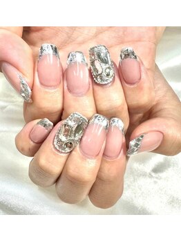 ナナズネイル 魚町店(NANA’sNail)/キラキラ敷き詰め