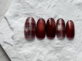 ちゅるんマグ×チェックネイル☆