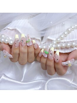 プティネイル(Puty Nail)/ギンガムチェックネイル ジェル