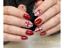 バレンタインネイル