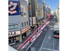 テイミイネイル(Timi Nail)の雰囲気(日高屋の道を突き当たりまで進み、駐車場で左折すると到着です。)