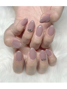 ネイルサロン Mの写真/【45種類シンプル定額￥6000】選べる豊富なデザインが嬉しい♪カラーの変更も可能です◎