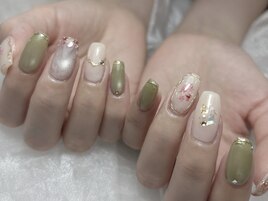 お花ネイル