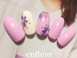 リーフプリズムdeお花☆ネイル