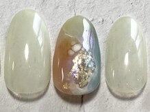 フレイムス アイラッシュ アンド ネイル(FRAMES)/原石ネイル♪