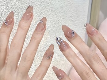 モルフォネイル(Morpho nail)/#ワンホンネイル #キラネイル