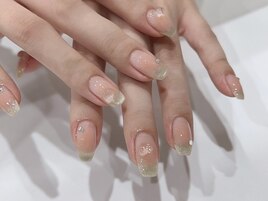 定番ワンホンネイル
