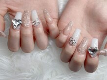 ネイルアルバ(Nail ALBA)/ツイードネイル