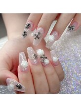 クイーンズビューティーサロン 歌舞伎町店(Queen's beauty salon)/長さだし　十字架　パラジェル