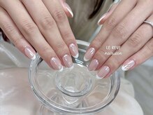 ルレーブ(LE REVE)/ミラーフレンチネイル