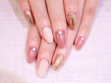 ラルネイル 大宮(Lull. nail)/＊Winter＊ニットワンカラー＊