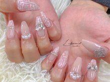 リリー 大阪駅前第一ビル店(Lily)/大人可愛い！#ツイードネイル