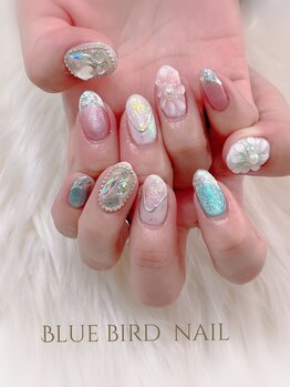 ブルーバードネイル(Blue bird nail)/フラワーネイル