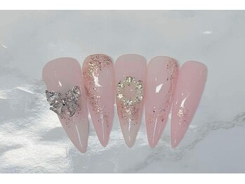 ヘブン ネイル 鶯谷(HEAVEN Nail)/ピンクバタフライ