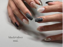 ムイ(mui.)/black×silver