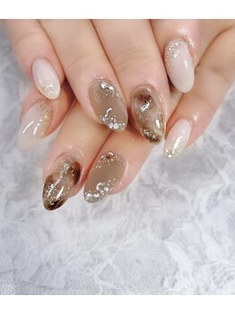 ディアリーネイル(Dearly Nail)/マーブルネイル