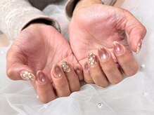 ヒラソルネイル(Girasol nail)の雰囲気(美フォルムなちゅるんちゅるんなワンカラーネイル!!)