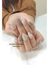 プライベート ネイルサロン マーマ(murmur)/手描きフラワー