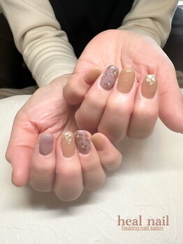 ヒールネイル(heal nail)/Monthly定額デザインA